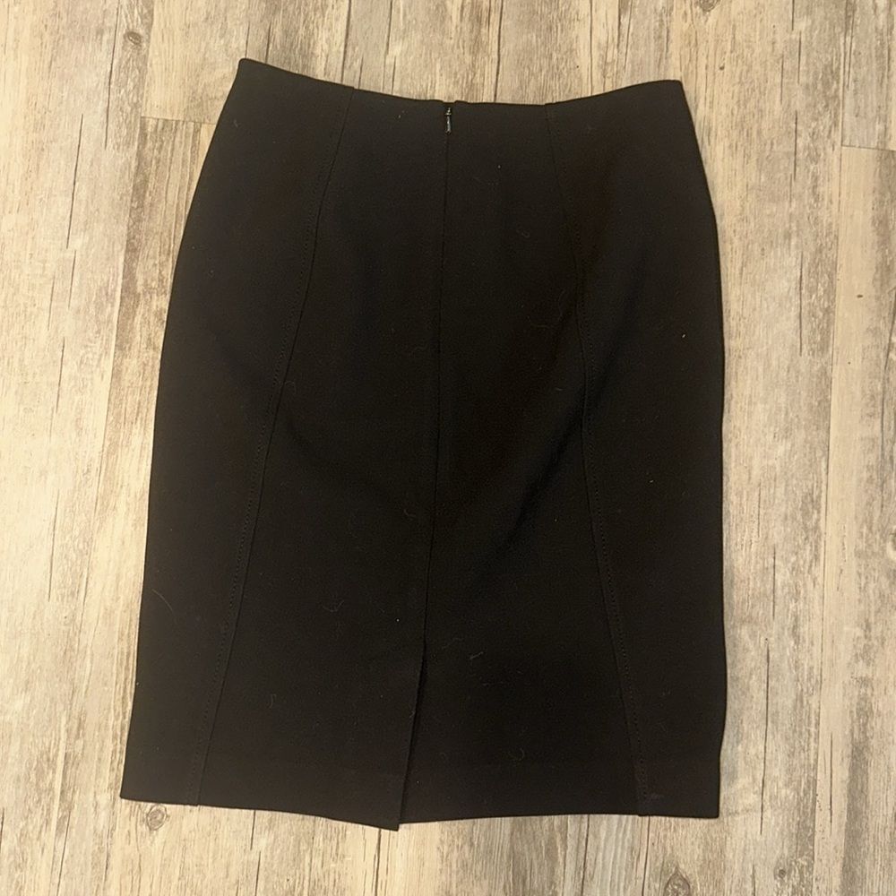 Halogen Black Pencil Skirt Petite Office Workwear Career Chic - Picture 4 of 4